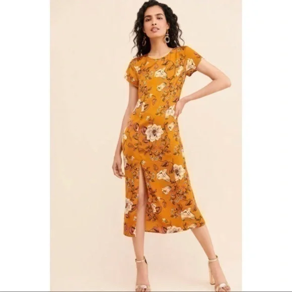 Saltwater Luxe Skye Midi Dress – Merigold - Picture 1 of 12